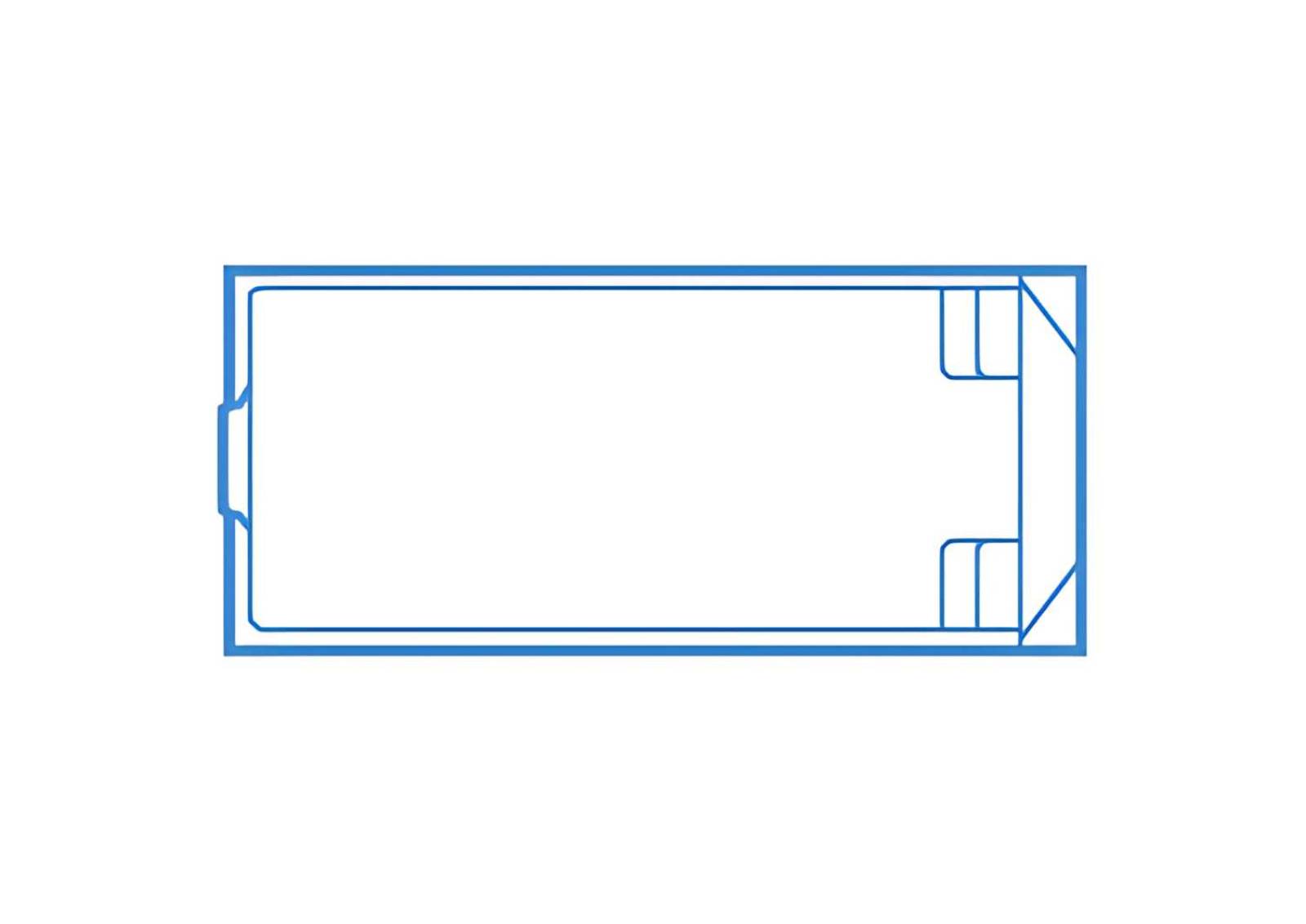 Piscine Sunshine 7,20 m installée à Bormes-les-Mimosas avec banquette conviviale.