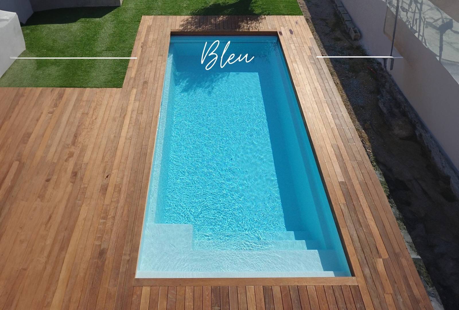 Coque polyester grande qualité Bleu