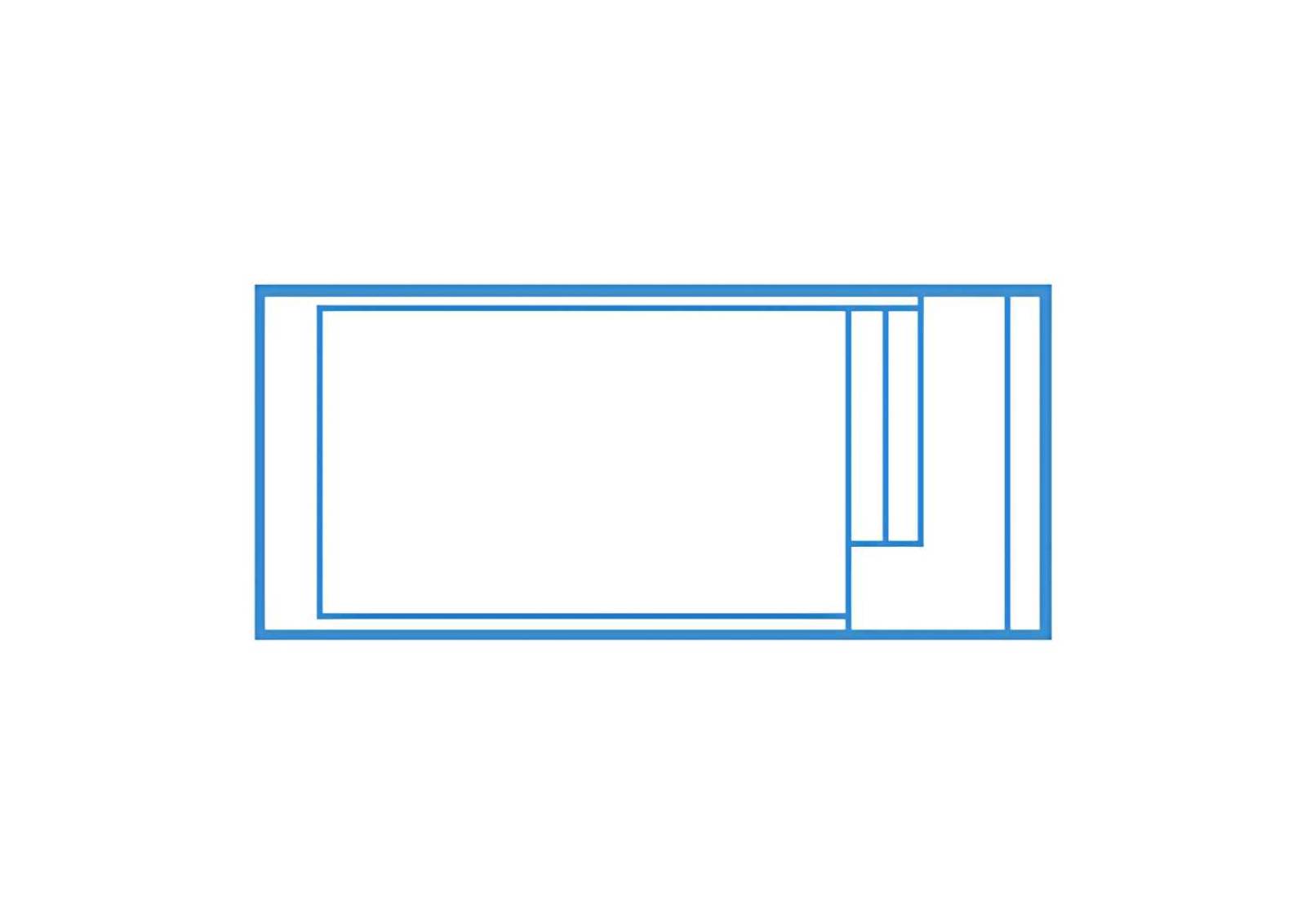 Sherry Lounge 9,30 m couleur gris contemporain posée à Bormes-les-Mimosas.