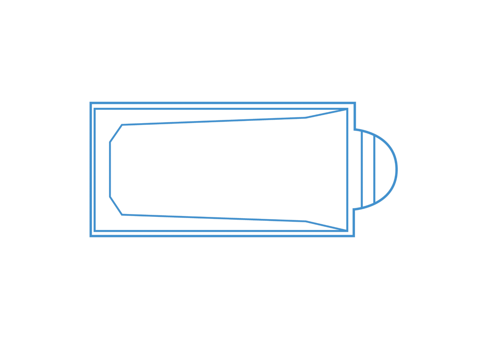 Modèle Mangolada 10 m design classique installé à Bormes-les-Mimosas.
