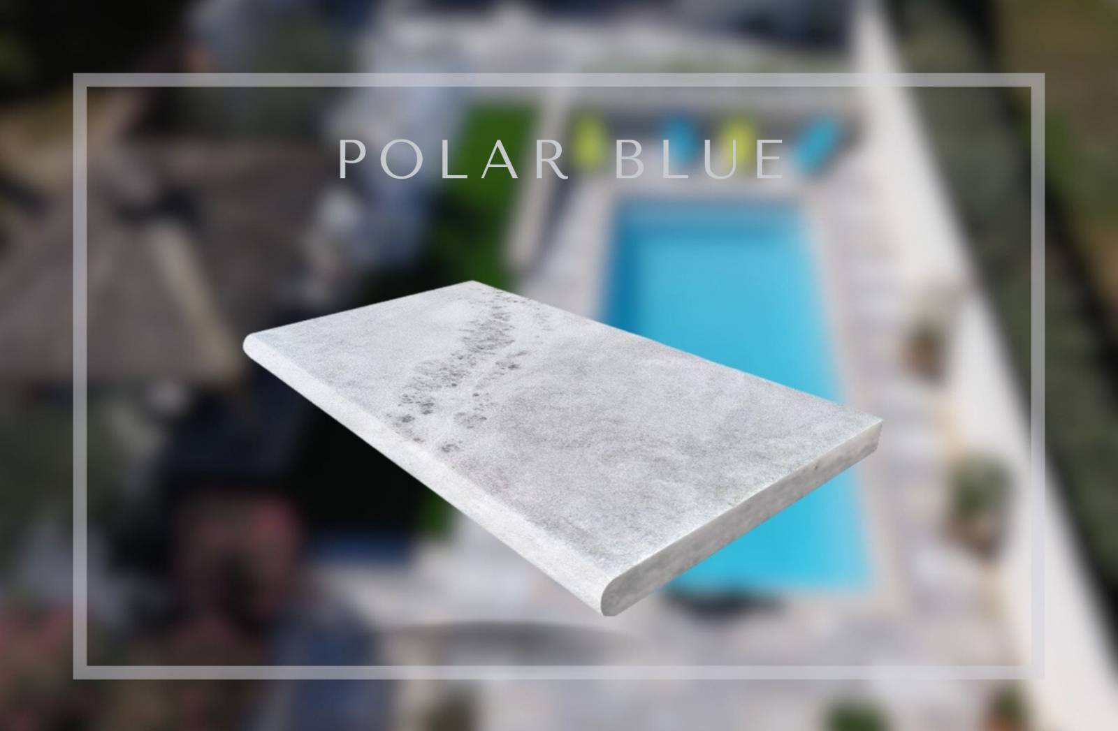 magnifique pierre pailletée pour votre piscine polar blue