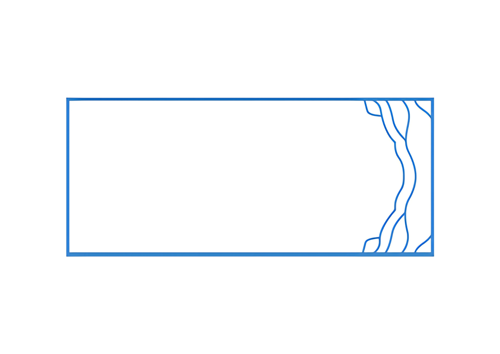 plan du haut visualisation de la piscine
