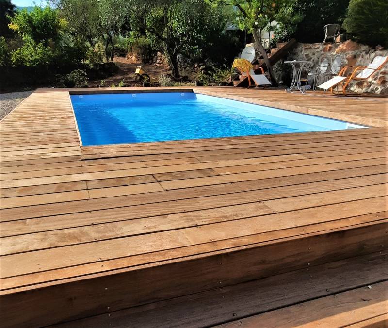 Piscine à fond incliné Brooklyn Réalisation d'une piscine sur Puget Ville dans le Var près de Toulon