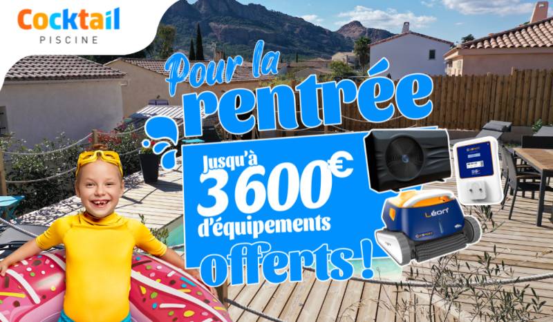 équipements piscines offerts