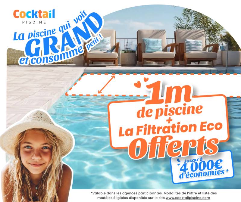 Offre piscine 1m