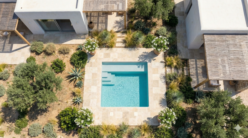 Photo vue du ciel carré