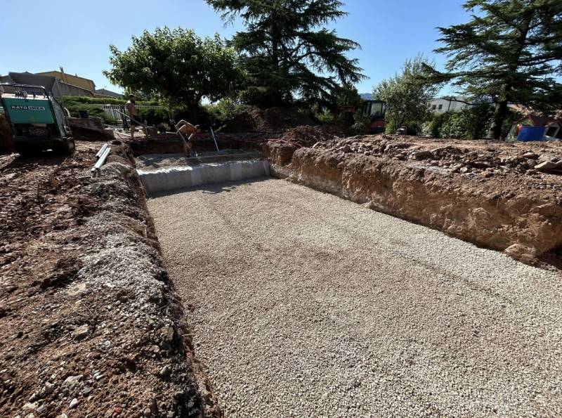 assise drainante piscine coque alliance