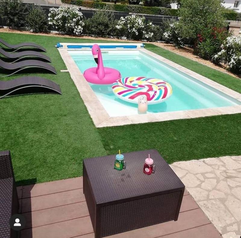 installation d'une petite piscine dans le Var à La Garde par Cocktail Piscine