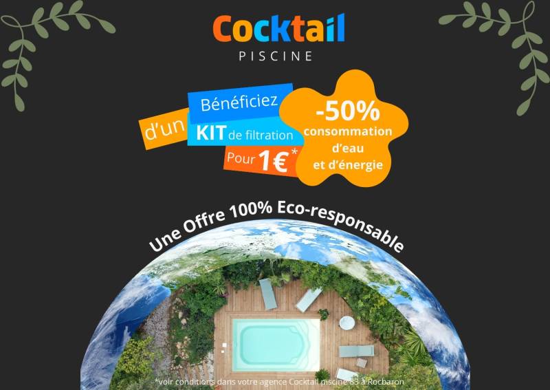 Piscine coque polyester éco-responsable 