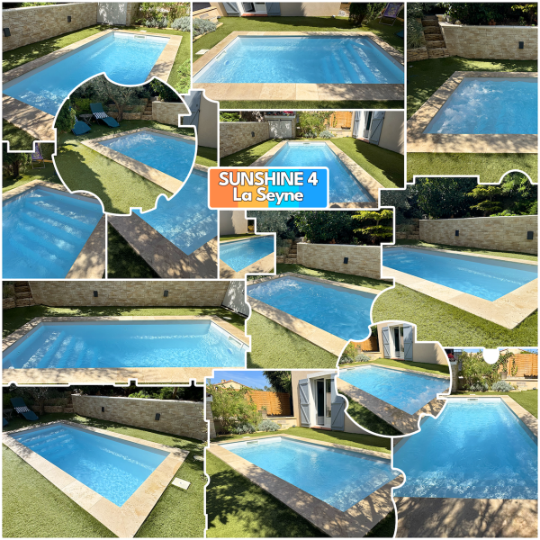 Moodboard piscine avec jardin