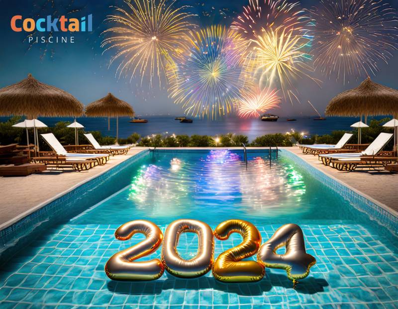 Bonne année 2024 - piscine coque polyester