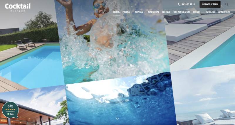 NOUVEAU SITE INTERNET COCKTAIL PISCINE 83