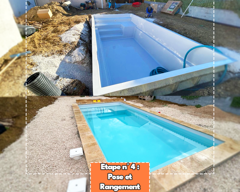 Pose et nettoyage de votre piscine