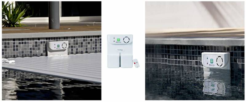 Alarme espio dans différentes piscines pour sécuriser le bassin