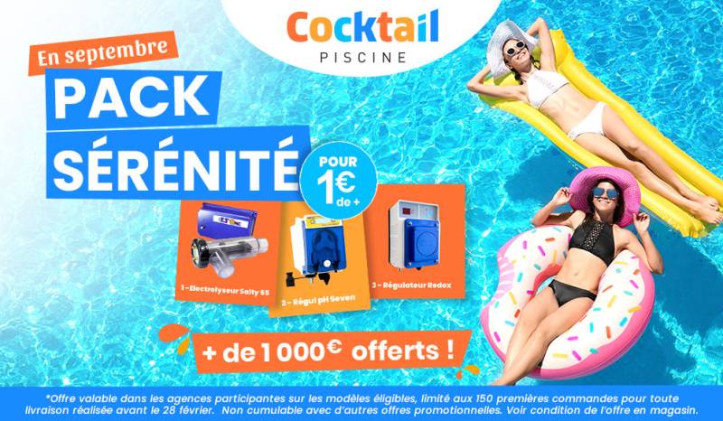 offre promotionnelle de septembre chez Cocktail Piscine