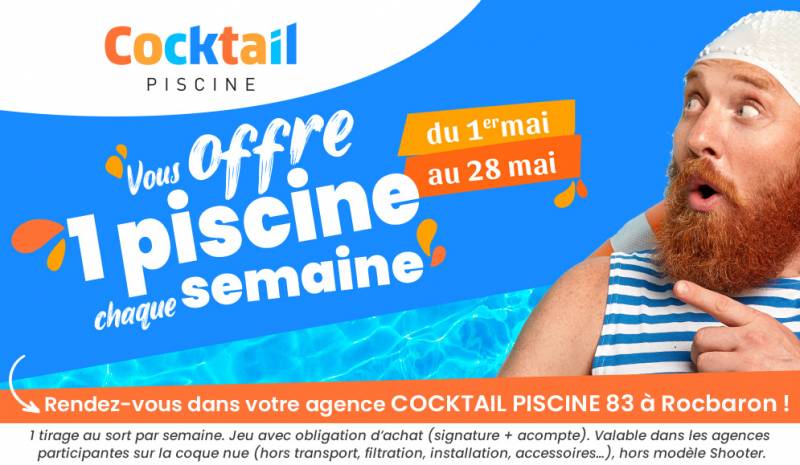 piscine offerte chez cocktail piscine dans le Var