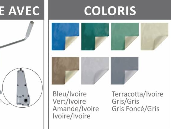 Fiche technique bâche à barres avec coloris