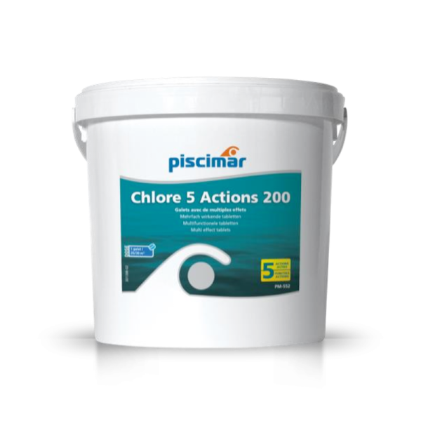 Seau chlore 5 actions