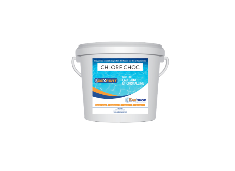 seau chlore choc granulés