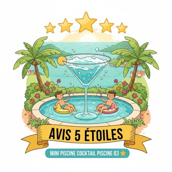 avis 5 etoiles sur la garde pour cocktail piscine 83