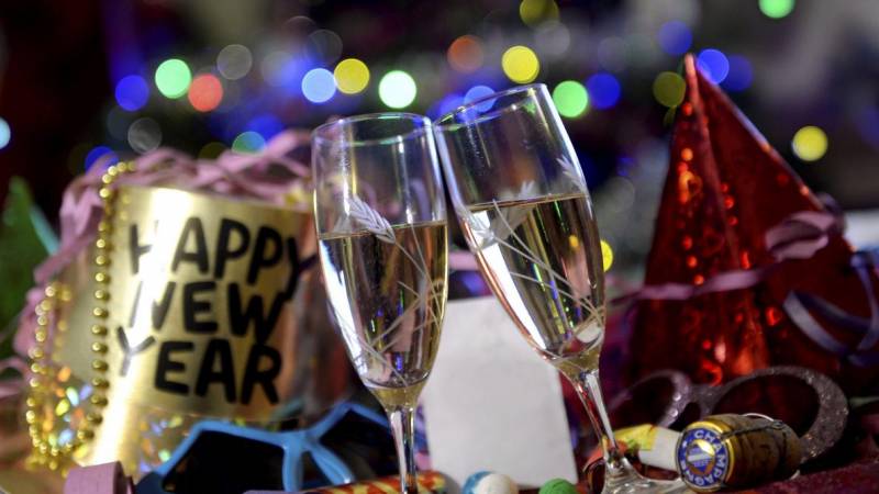 bonne année cocktail piscine