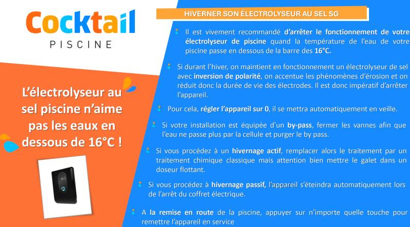 que faire avec mon electrolyseur l'hiver à Brignoles
