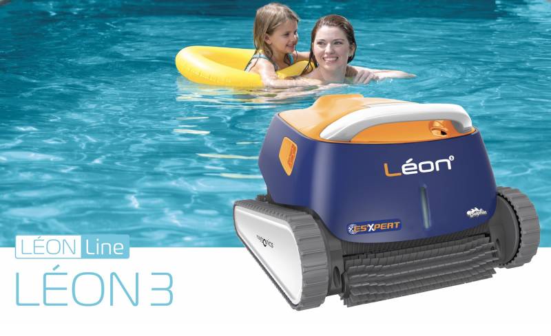 robot de nettoyage pour piscine leon 3 dolphin