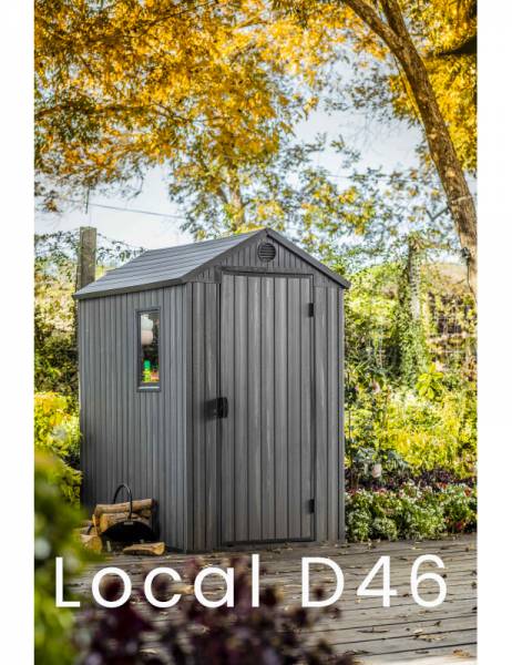 Cabane non déclarable en résine gris Keter