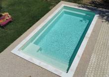 Modèle Sherry Lounge 8,30 m couleur gris moderne posé à Bormes-les-Mimosas.