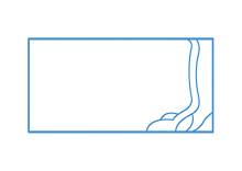 Piscine Manhattan 4 installée à Fréjus avec escalier latéral et banquette intégrée.