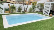 Piscine coque polyester dans le Var