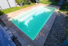mini piscine en composite renforcé fibres de verre dans le Var