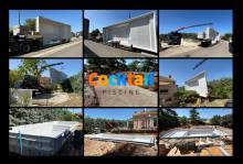 Installation magnifique piscine coque XXL
