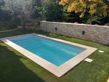 Notre zone d'activité pour ce service Pose de piscine design fond incliné avec plage immergée