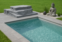 local rocher Garden chez Cocktail Piscine 83