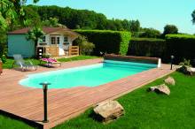 Mangolada (de 7m à 10m) - Piscine coque polyester fond incliné - Six Fours les Plage